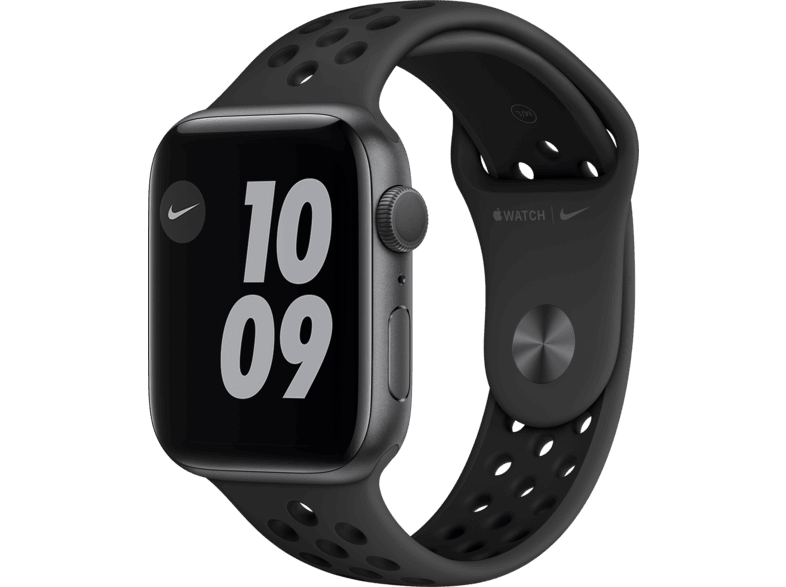 APPLE Watch Series 6 Nike+ 44mm spacegrijs aluminium zwarte sportband | MediaMarkt