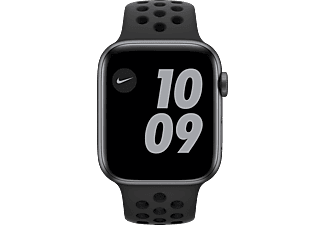 APPLE Watch Series 6 Nike+ 44mm spacegrijs aluminium / zwarte sportband  kopen? | MediaMarkt