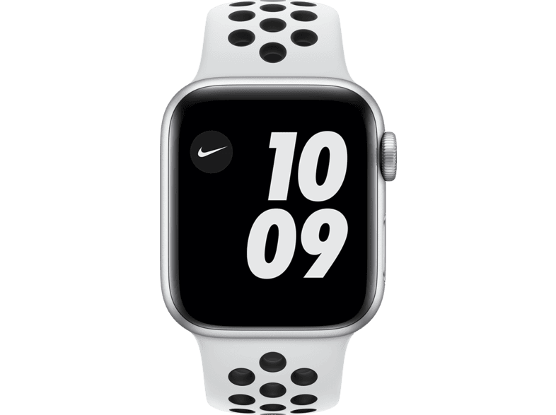 Samengesteld Donau Marty Fielding APPLE Watch Series 6 Nike+ 40mm zilver aluminium / platinum/zwarte  sportband kopen? | MediaMarkt