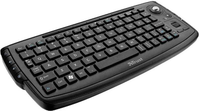 Teclado inalámbrico - Trust Adura Wireless Multimedia Keyboard, Tv Multimedia, ratón y botones de