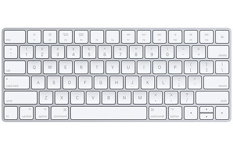 REACONDICIONADO Teclado inalámbrico - Apple Magic Keyboard, Bluetooth, USB, Plata