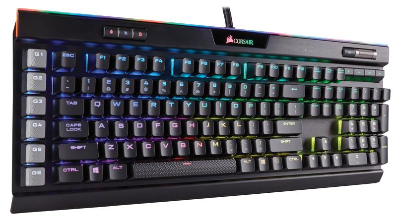 Teclado - Corsair K95 RGB Platinum USB Español Negro teclado