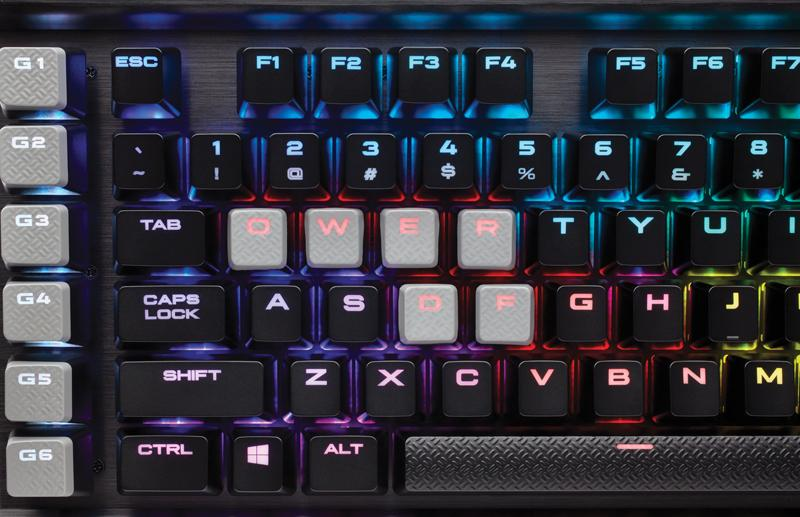 Teclado - Corsair K95 RGB Platinum USB Español Negro teclado