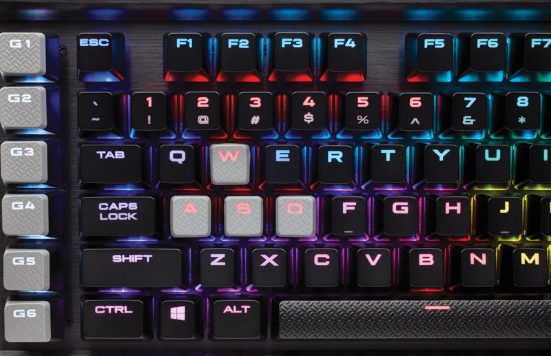 Teclado - Corsair K95 RGB Platinum USB Español Negro teclado