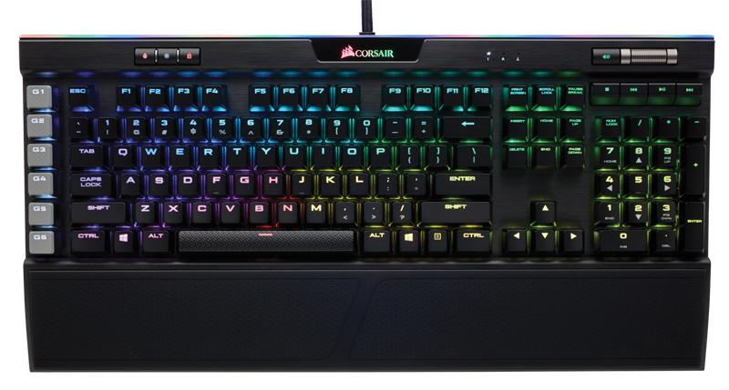 Teclado - Corsair K95 RGB Platinum USB Español Negro teclado