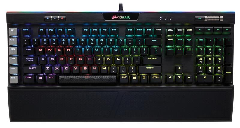 Teclado - Corsair K95 RGB Platinum USB Español Negro teclado