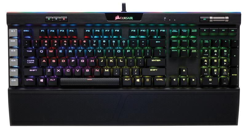 Teclado - Corsair K95 RGB Platinum USB Español Negro teclado