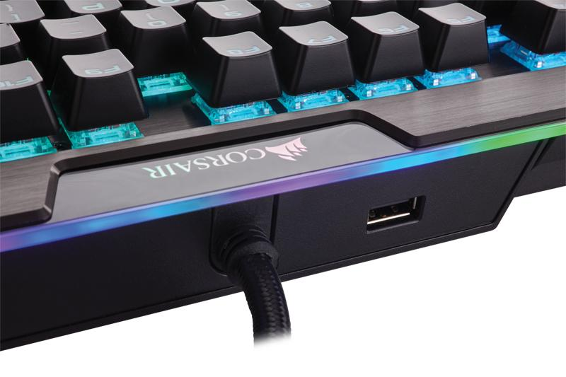 Teclado - Corsair K95 RGB Platinum USB Español Negro teclado