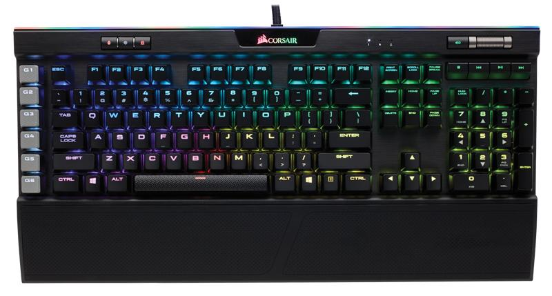 Teclado - Corsair K95 RGB Platinum USB Español Negro teclado