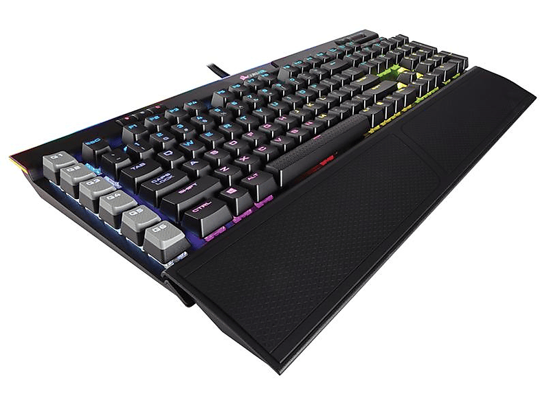 Corsair K95 Rgb platinum teclado gaming cherry mx speed retroiluminación multicolor qwerty español negro led black usb mecanico layout