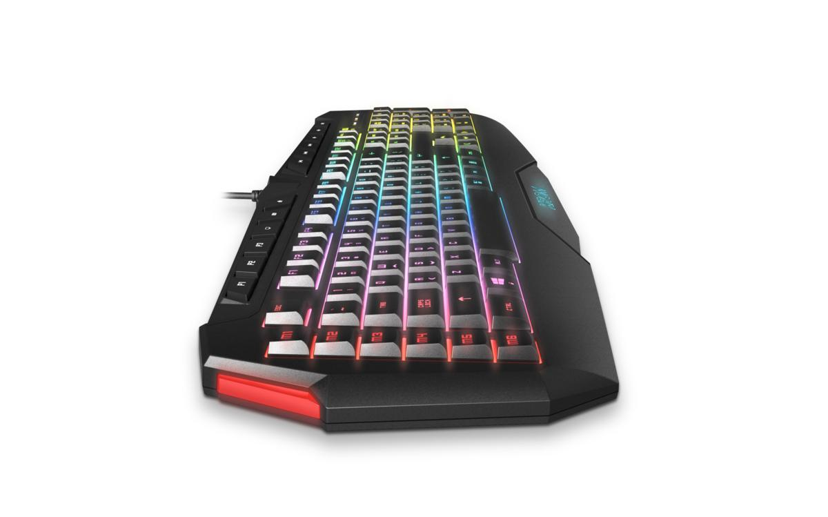 Teclado gaming - Krom Khaido, USB, QWERTY (Inglés)