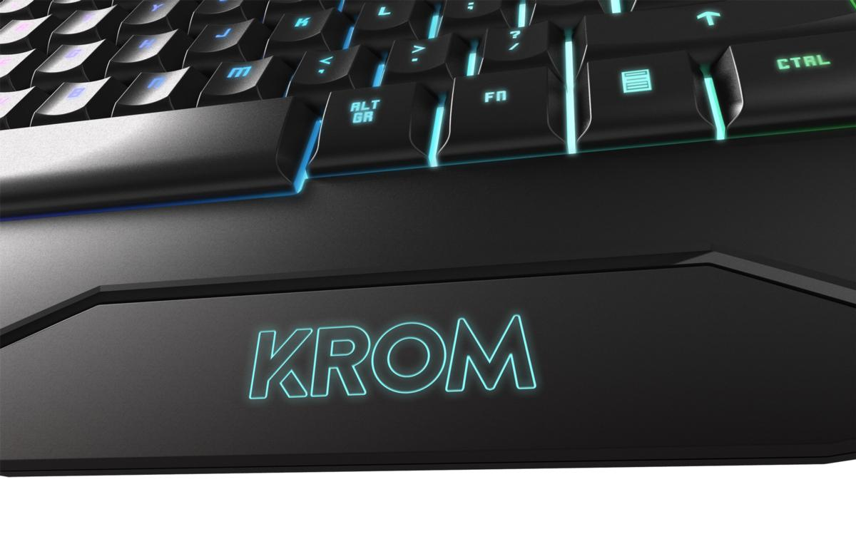 Teclado gaming - Krom Khaido, USB, QWERTY (Inglés)