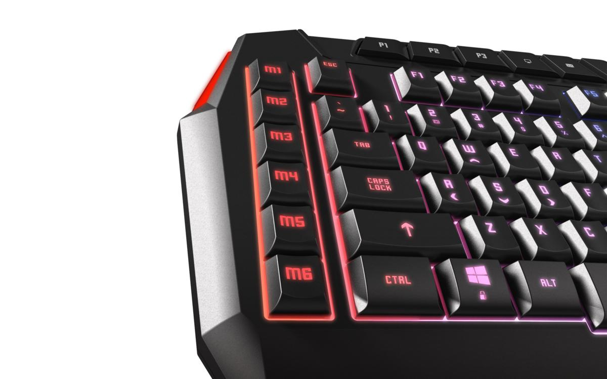 Teclado gaming - Krom Khaido, USB, QWERTY (Inglés)