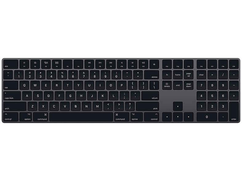 Apple Magic Keyboard, teclado inalámbrico numérico, Bluetooth, QWERTY
