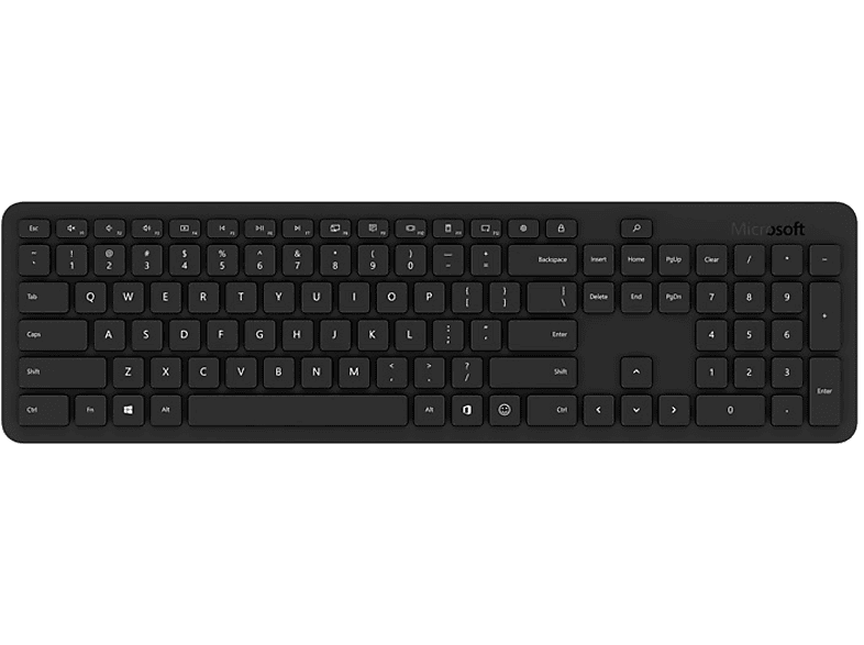 Microsoft Ratón y Teclado inalámbrico Bluetooth Negro