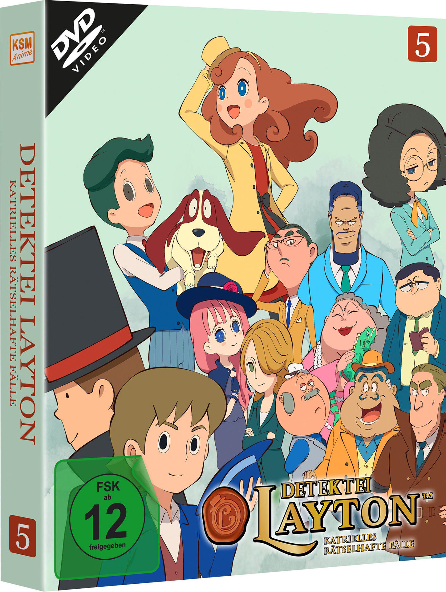 5 - Fälle: DVD Katrielles Detektei (Ep. Layton Volume 41-50) rätselhafte