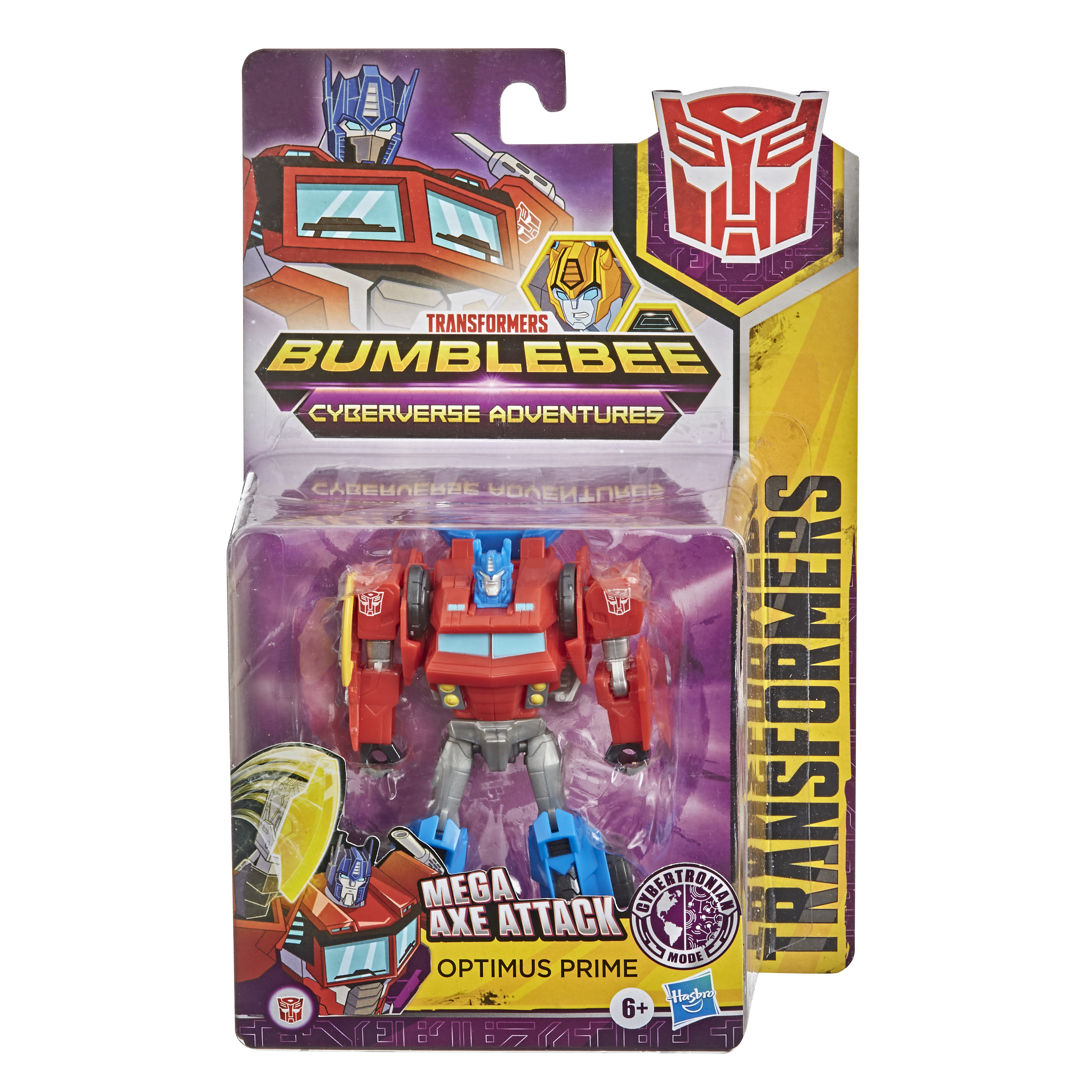 HASBRO Transformers Bumblebee Cyberverse Adventures Warrior Optimus Prime Actionfigur Mehrfarbig