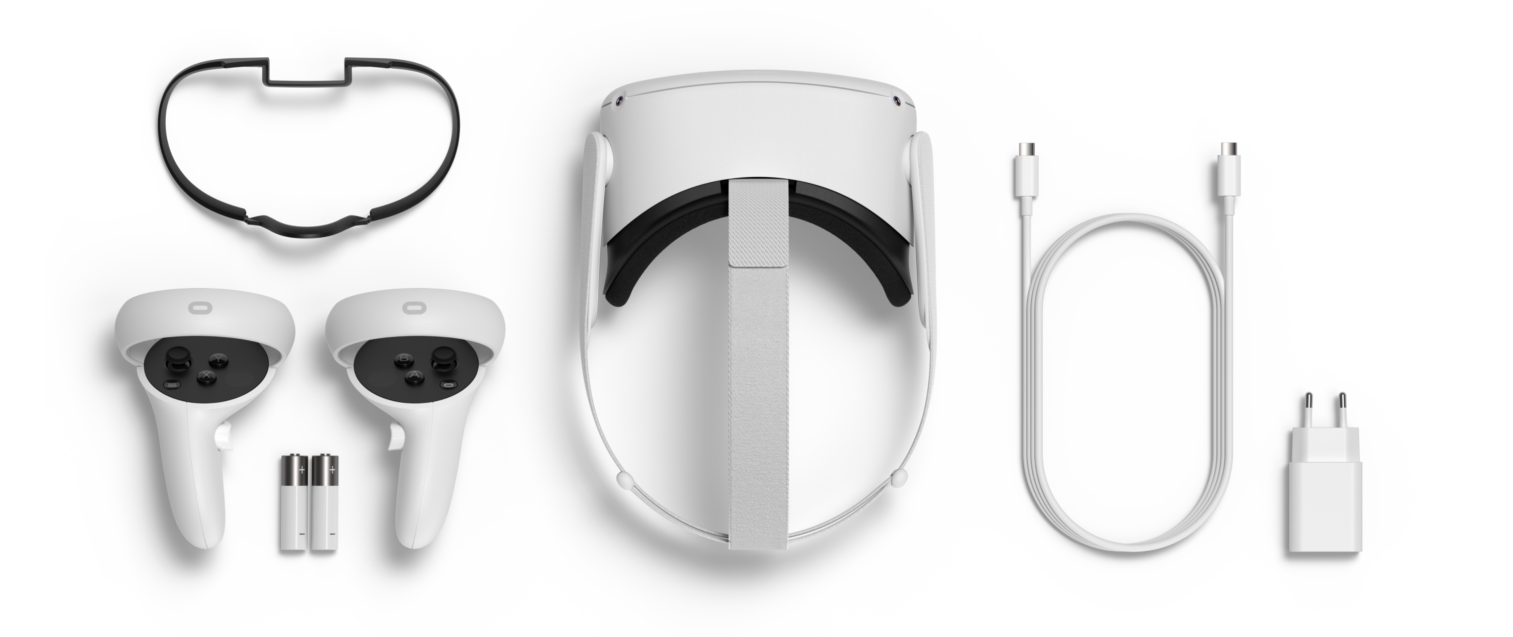 OCULUS Quest 2 64 GB VR-Headset mit Controller und integriertem Soundsystem