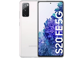 Móvil - Samsung Galaxy S20 FE 5G, Blanco, 128GB, 6GB, 6.5" Full HD+, Snapdragon 8652, 4500mAh, IP68, Android
