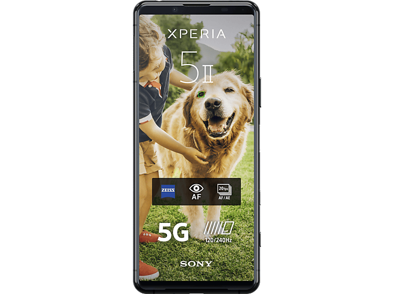 SONY Xperia 5 GB 128 Schwarz SIM Dual II 5G Display 21:9