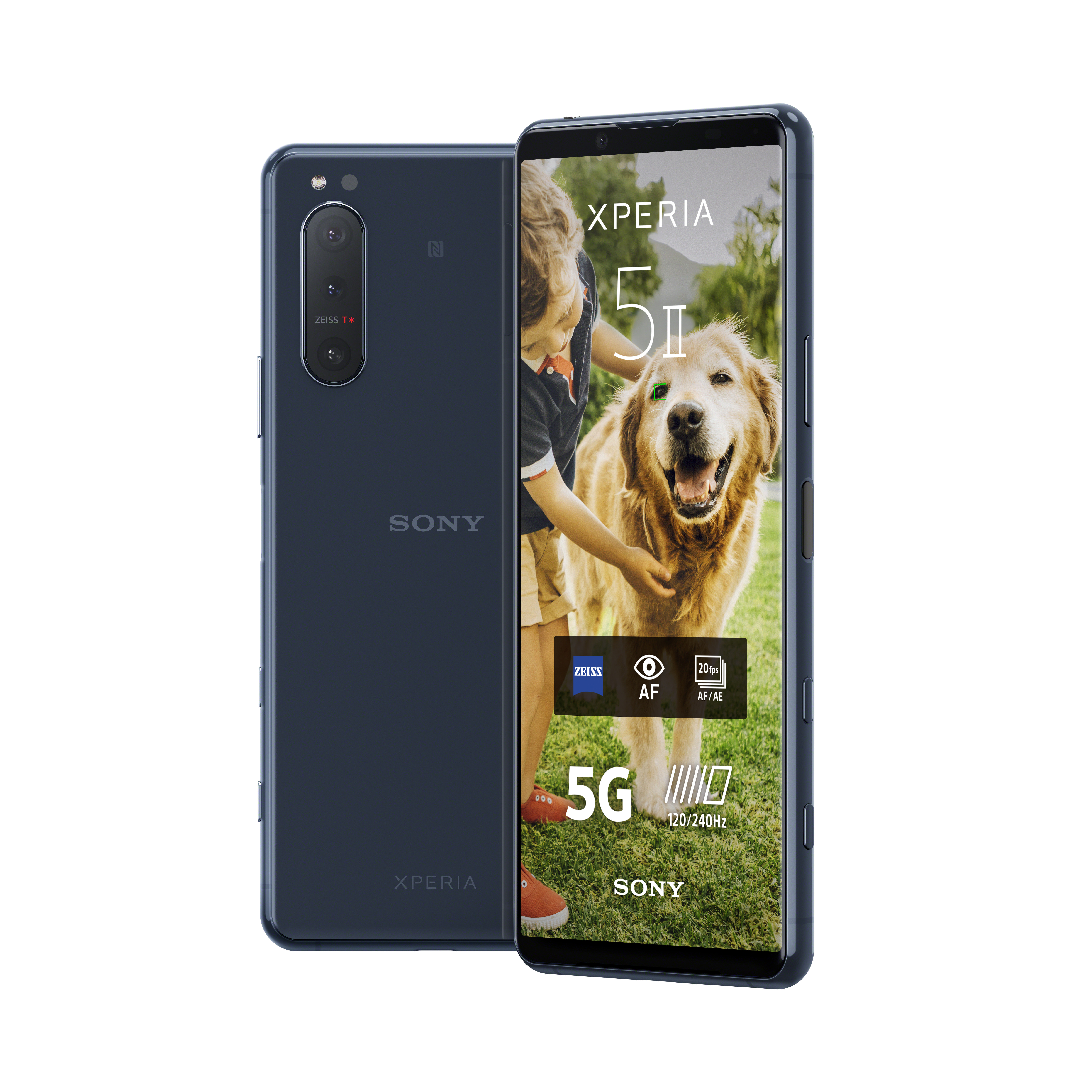 SONY Xperia 5 II 5G 21:9 Display 128 GB Blau Dual SIM