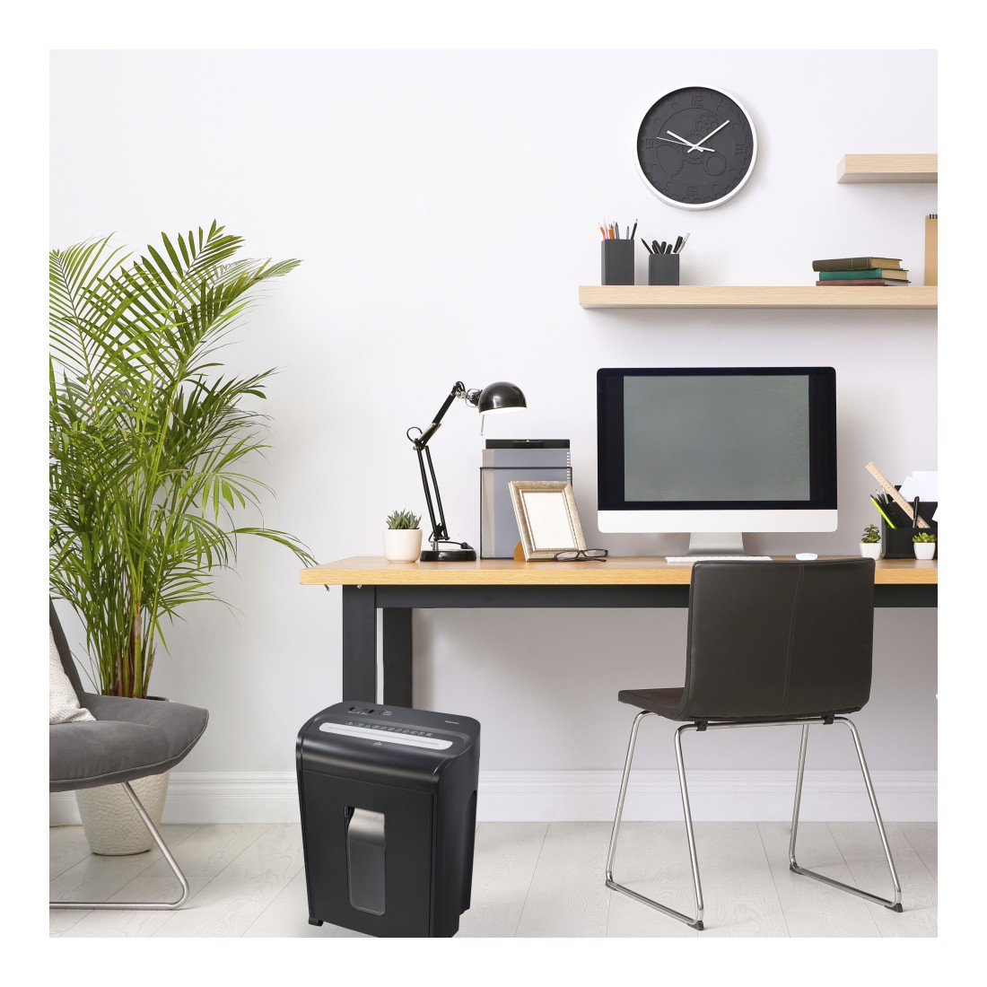 HAMA Premium M10 Aktenvernichter, Schwarz