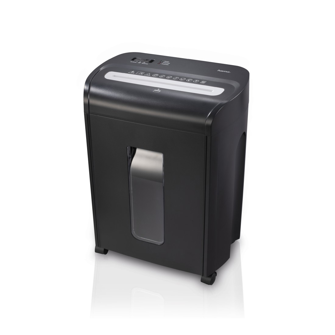 HAMA Premium M10 Aktenvernichter, Schwarz