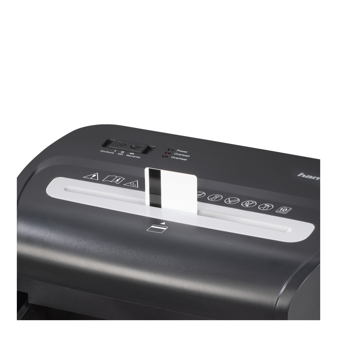 HAMA Premium M10 Aktenvernichter, Schwarz