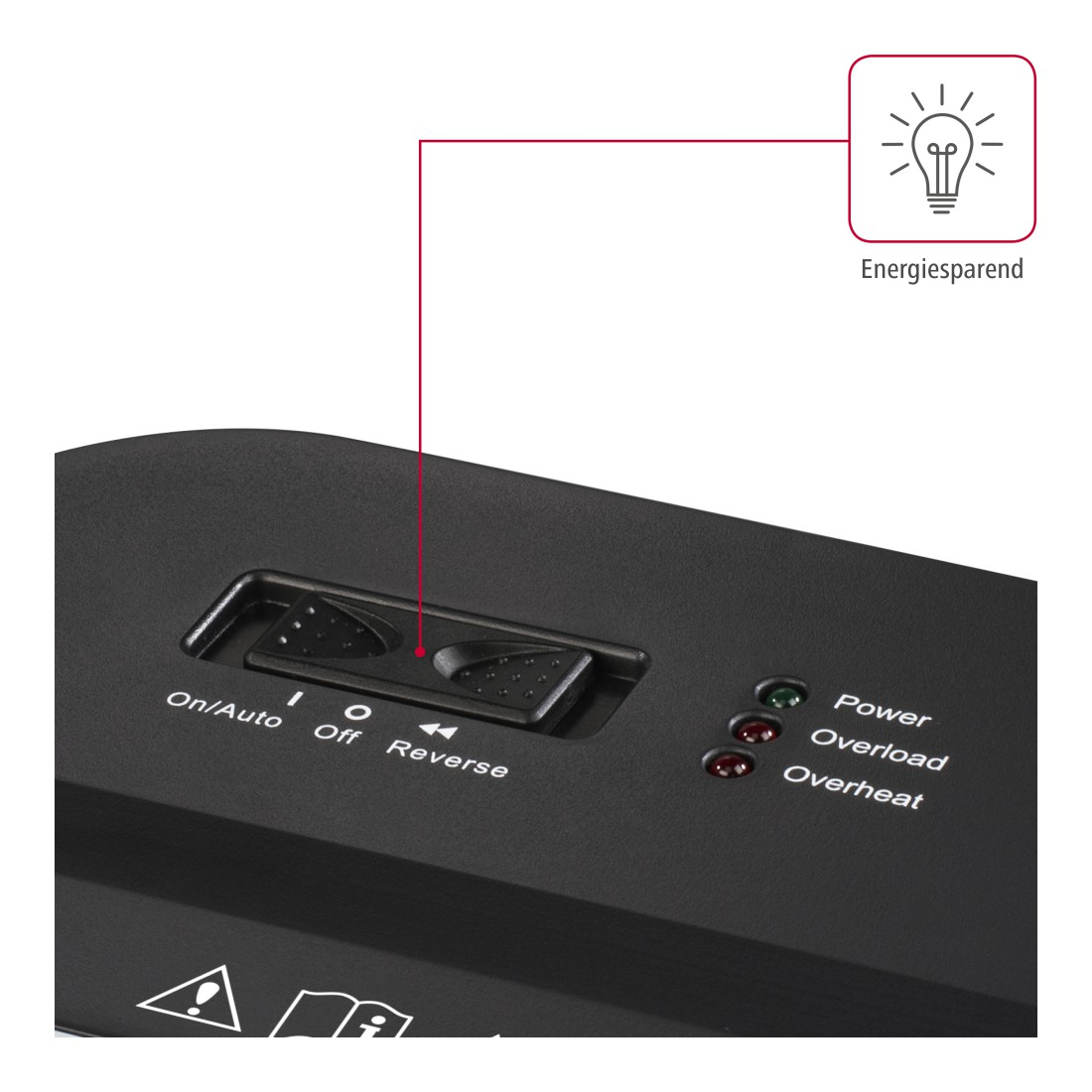 HAMA Premium M10 Aktenvernichter, Schwarz