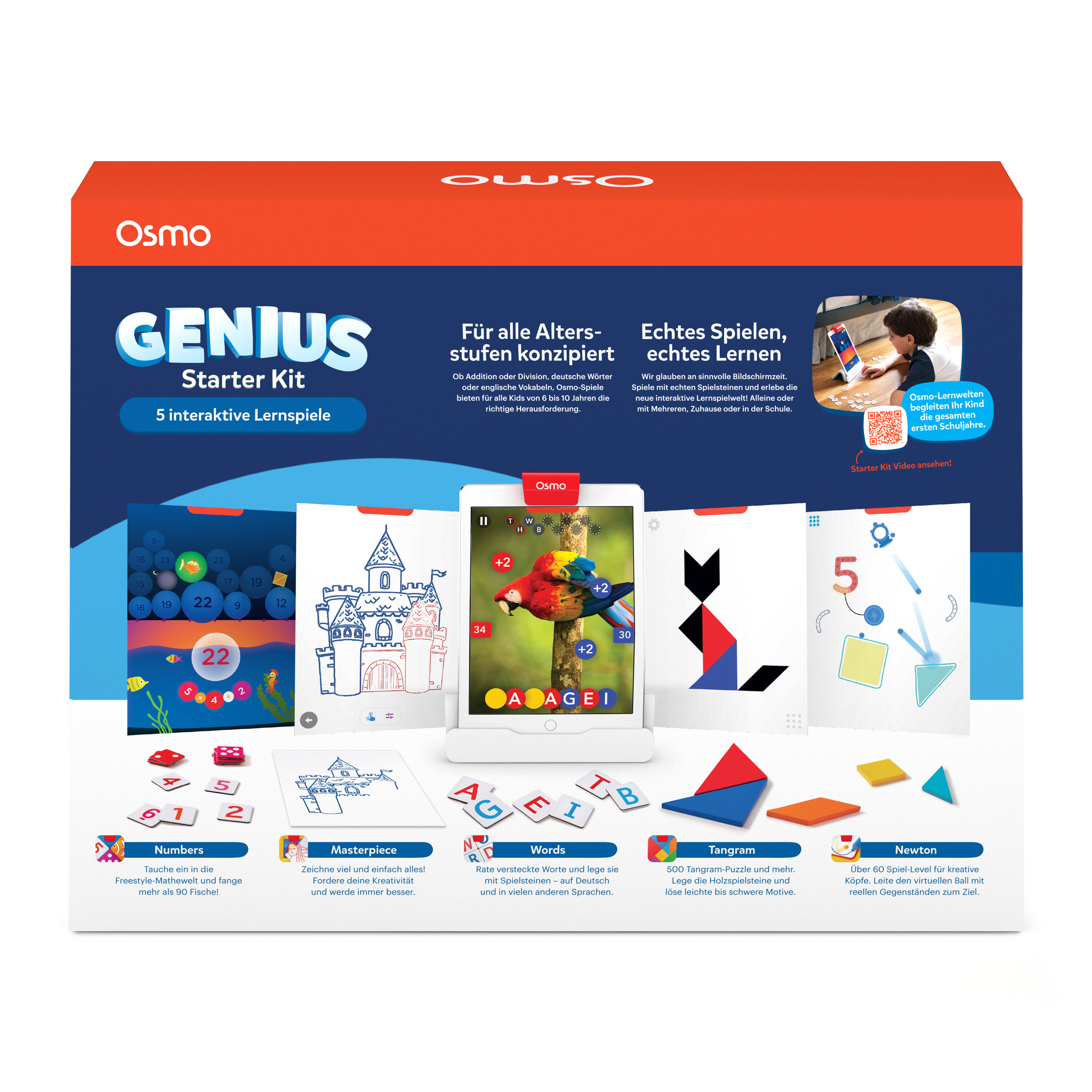 OSMO Osmo Genius Kit Lernspiel, Weiß