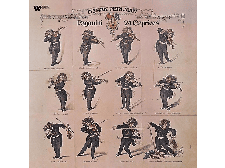Itzhak Perlman - 24 CAPRICES - (Vinyl)