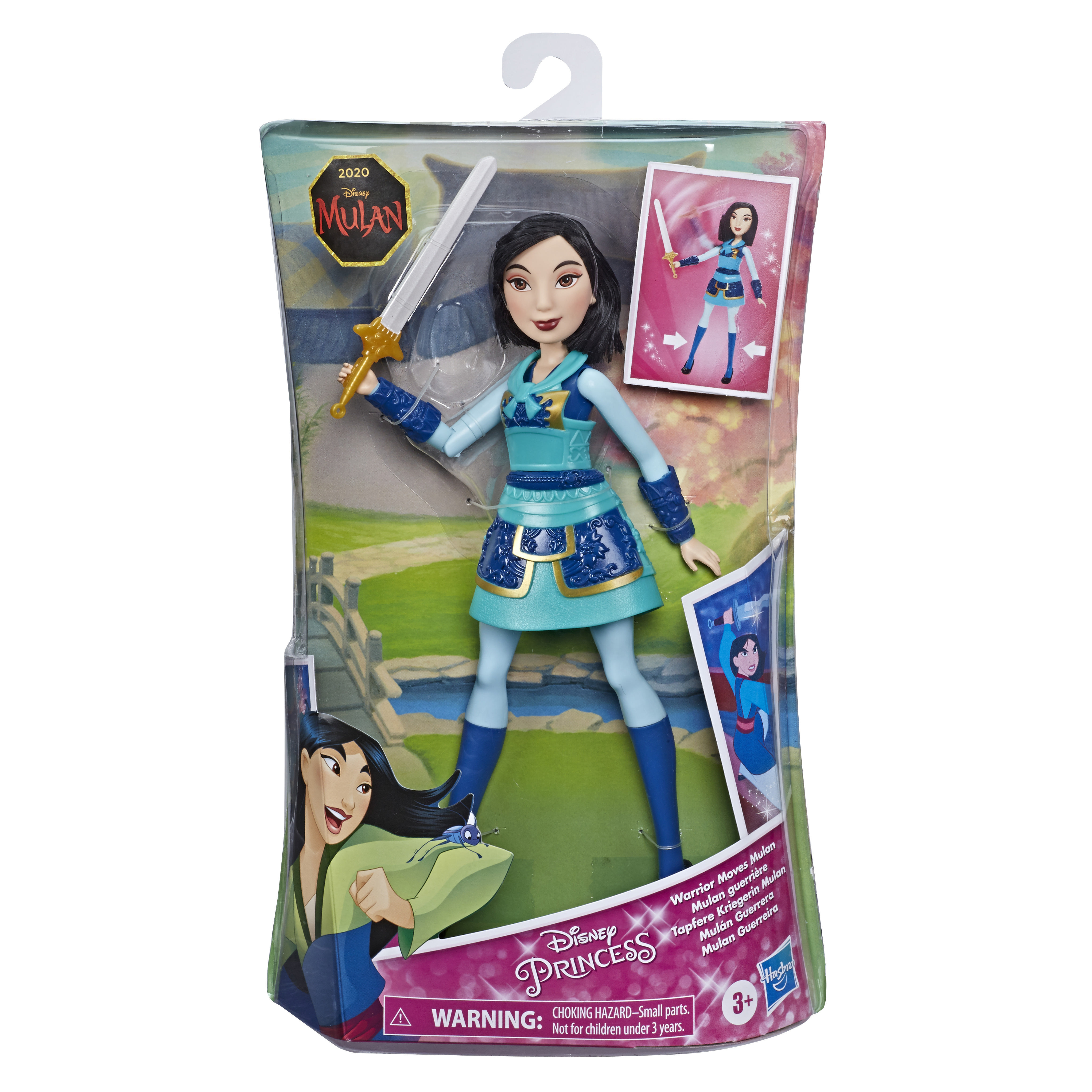 Spielfigur Mehrfarbig HASBRO Kriegerin Prinzessin Mulan Tapfere Disney