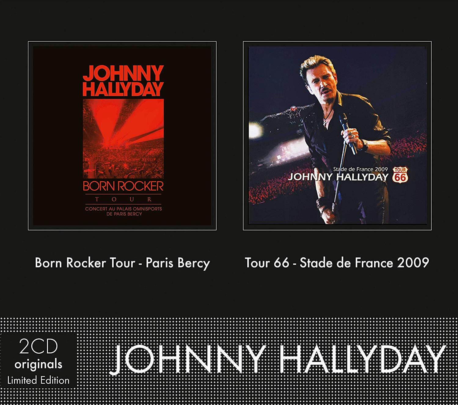 2CD(Born Palais Tour/Concert Hallyday (CD) Coffret Johnny - au Rocker de -