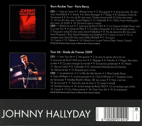 2CD(Born Coffret Tour/Concert Hallyday au Johnny - (CD) - Rocker de Palais
