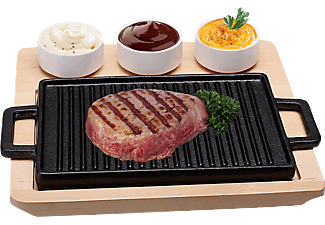 NOUVEL Square - Hot Pan Set (Holz/Schwarz/Weiss)