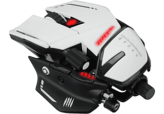 MAD CATZ R.A.T. 8+ Optical Gaming Maus, Weiß