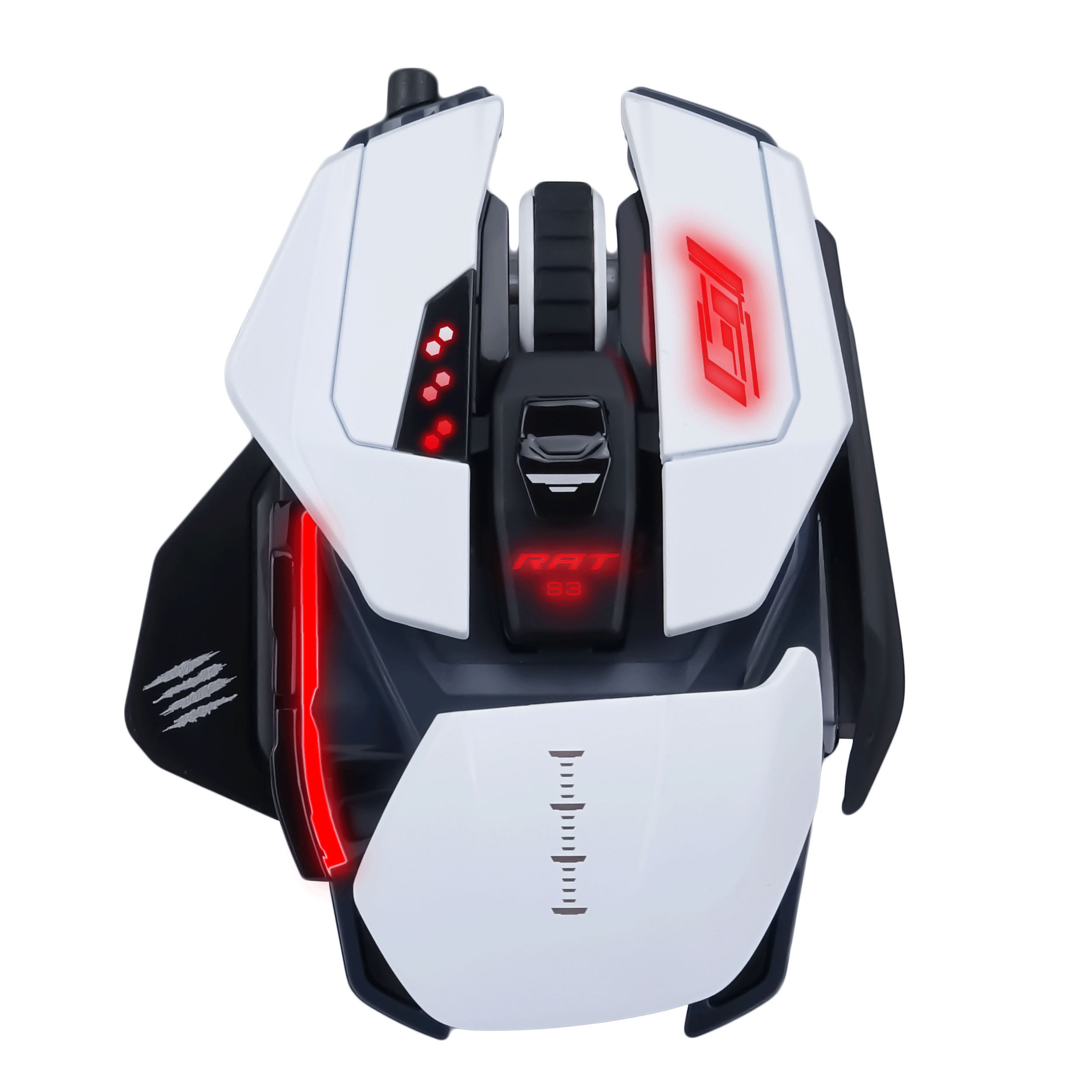 MAD CATZ R.A.T. Pro S3 Optical Gaming Maus, Weiß