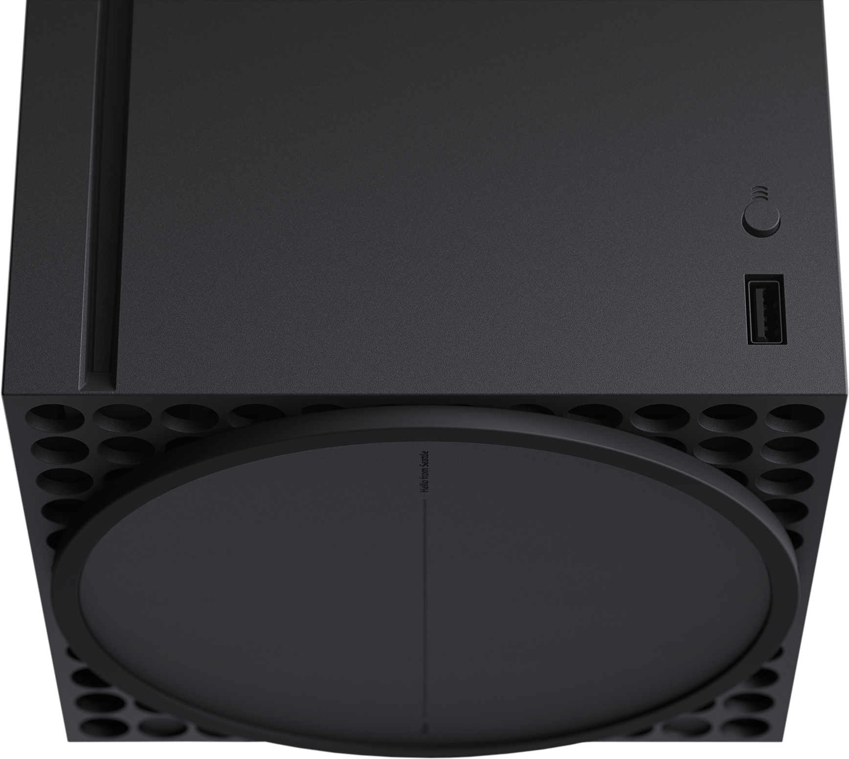 Console Xbox Series X nera.