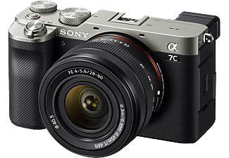 SONY Alpha 7C Body + FE 28-60 mm F4-5.6 - Systemkamera Silber