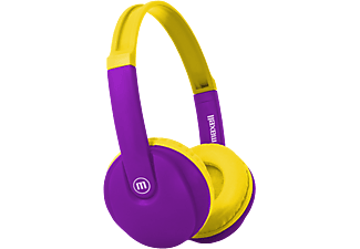 MAXELL 348366 HP-BT350 BT KIDZ PURPLE gyerek Bluetooth fejhallgató mikrofonnal hangerőkorlátozással lila