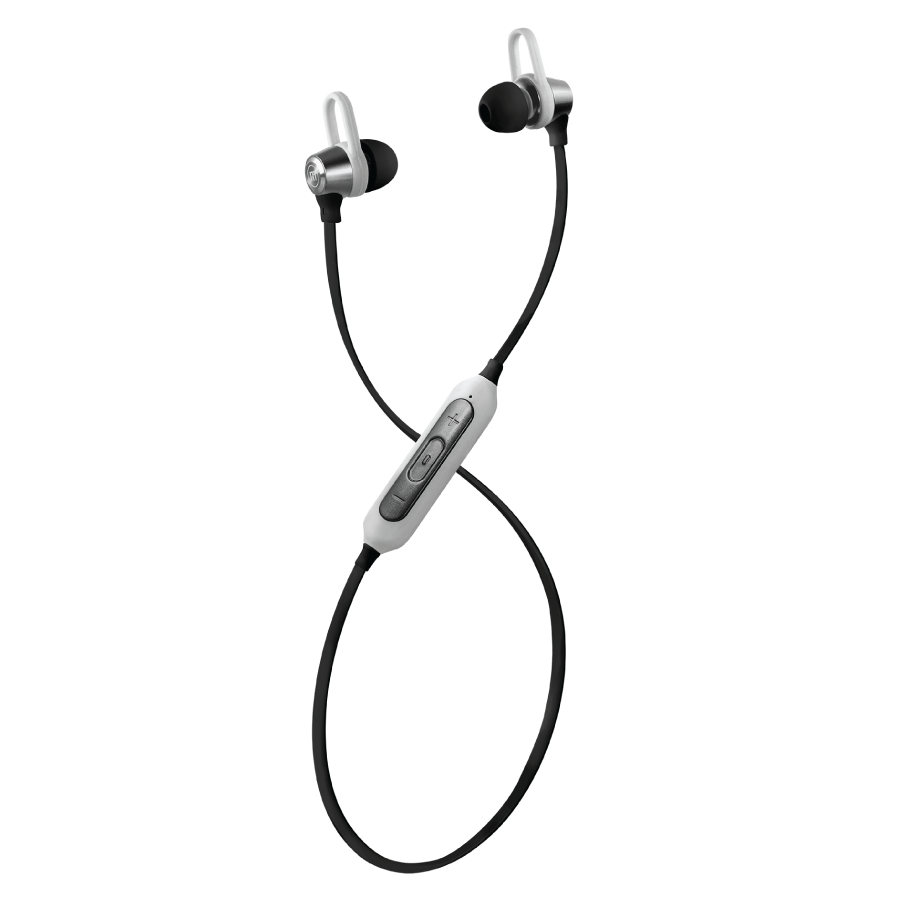 MAXELL 348433 EB-BT750 BT METALZ EP PANDA Bluetooth fülhallgató mikrofonnal, lapos kábellel fekete színű