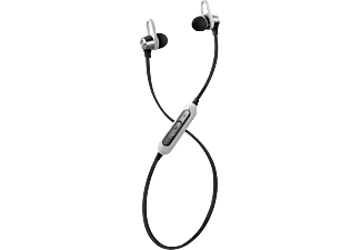 MAXELL 348433 EB-BT750 BT METALZ EP PANDA Bluetooth fülhallgató mikrofonnal, lapos kábellel fekete színű