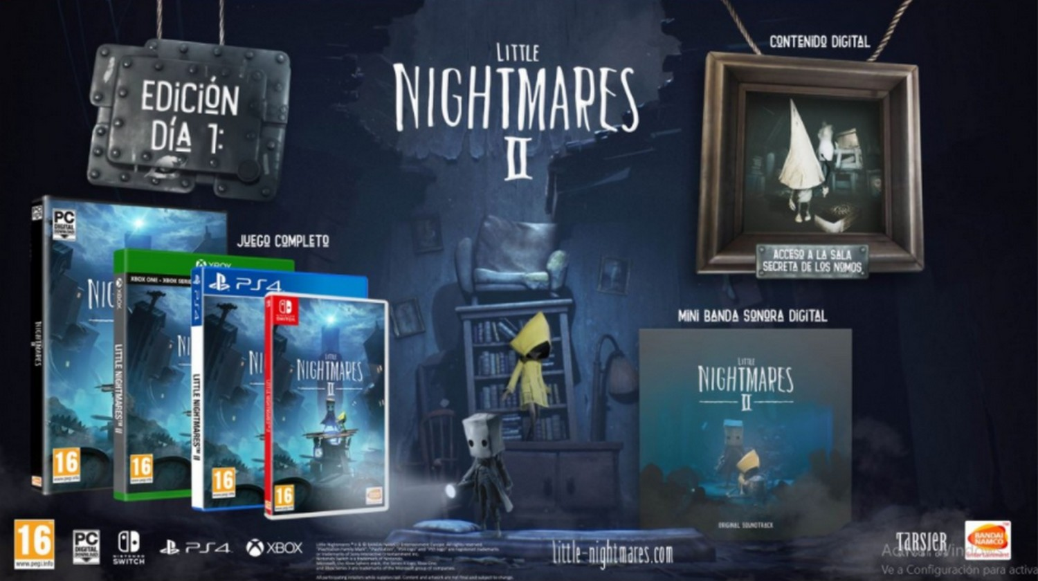 Una imagen promocional del videojuego Little Nightmares II con cajas.