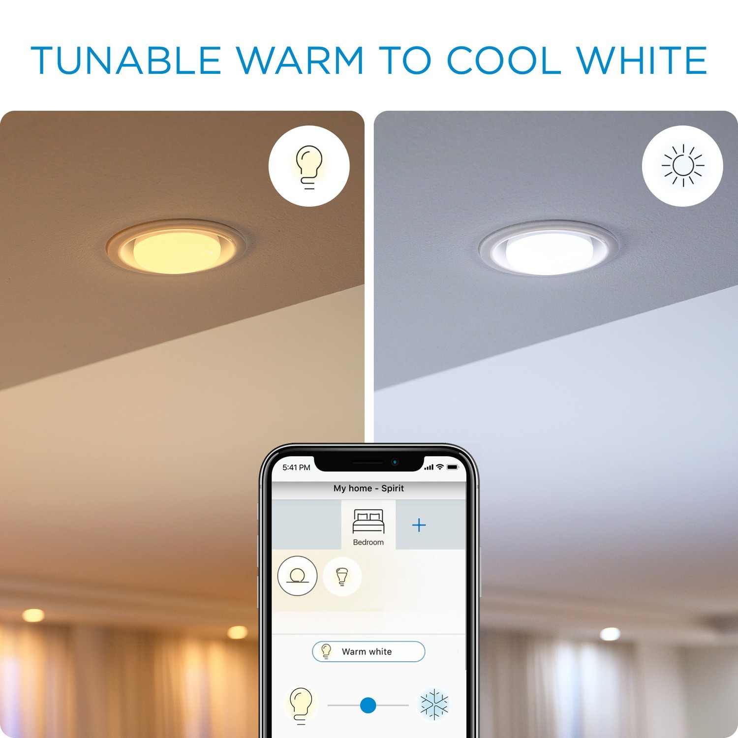 Bombilla inteligente - Wiz Whites WF-BT 60 G95, 60W, WiFi, Luz regulable, Sin HUB, LED, Control de voz, App