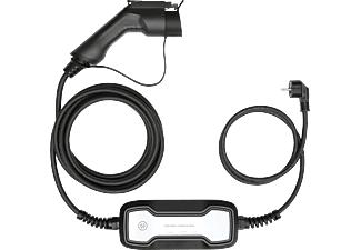 DELTACO e-Charge laddkabel, Schuko till typ 1, 1 fas, 3,6KW, 5m - svart