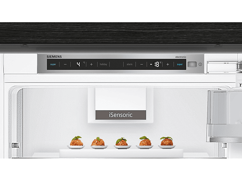 SIEMENS KI77SADD0 iQ500 Kühlgefrierkombination (D, 237 l, 1578 mm hoch, Weiß)