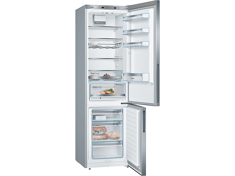 Bosch KGE39AICA Kühl-Gefrierkombination (C, 343 l, 2010 mm hoch, Standgerät, inox-antifingerprint) — Foto 3 von 5