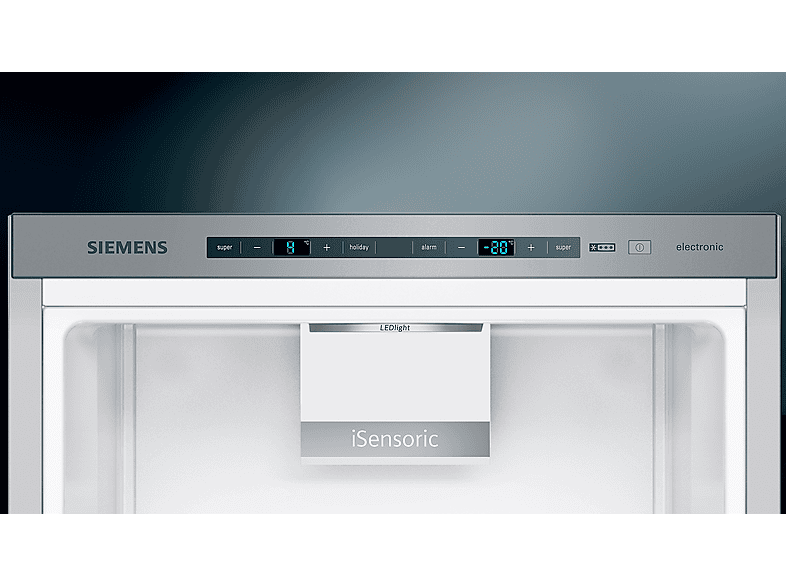 Siemens KG36EALCA Kühl- Gefrierkombination (C, 312 l, 1860 mm hoch, Standgerät, Silber) — Foto 3 von 5