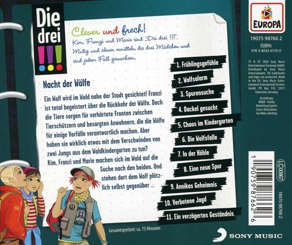 Cover einer CD-Hülle mit Text und Bildern.