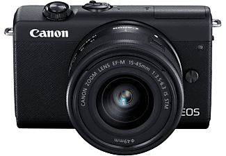 CANON EOS M200 BK M15-45 Aynasız Fotoğraf Makinesi Siyah